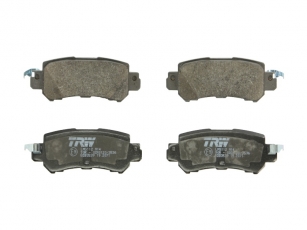 Купить GDB3539 TRW Тормозные колодки задние СХ-5 (2.0, 2.2, 2.5) с звуковым предупреждением износа